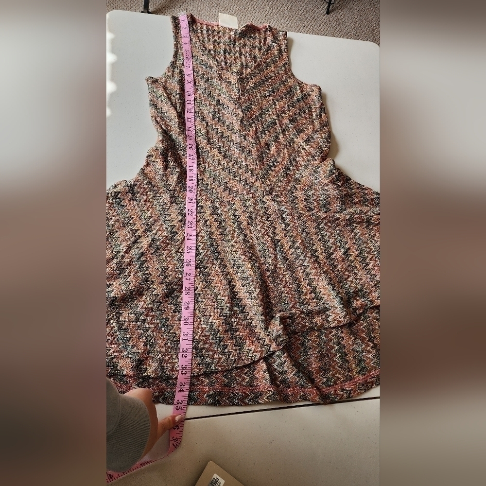 Maeve Anthropologie WestWater Zig Zag Shift Dress Size M. - Picture 5 of 7